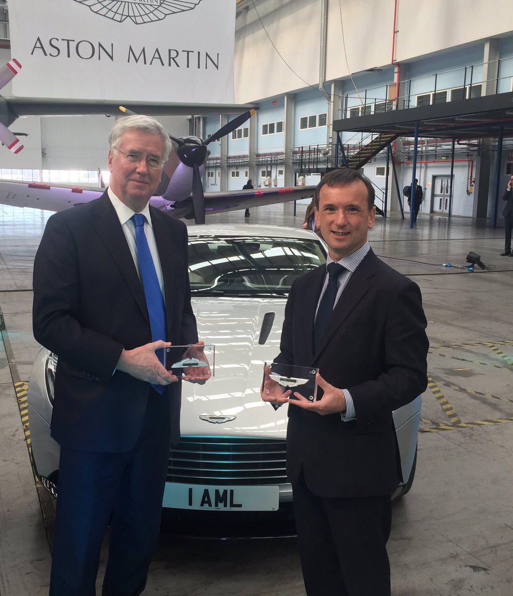 WalesOffice's tweet photo. Find out about @AlunCairns &amp; DefSec's visit to Wales inc. @astonmartin ceremony &amp; £330m contract for @gduknews https://t.co/pu2AMi644v https://t.co/1PzFbsMVca