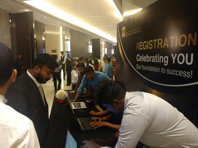LifeatMphasis's tweet photo. Our Pillars.Our Strength.We're loving the vibes at Hotel Conrad.#LifeatMphasis #MphasisIndiaPillars2016 #OurPillarsOurPride @MphasisCareers https://t.co/UCLWpq6EUx