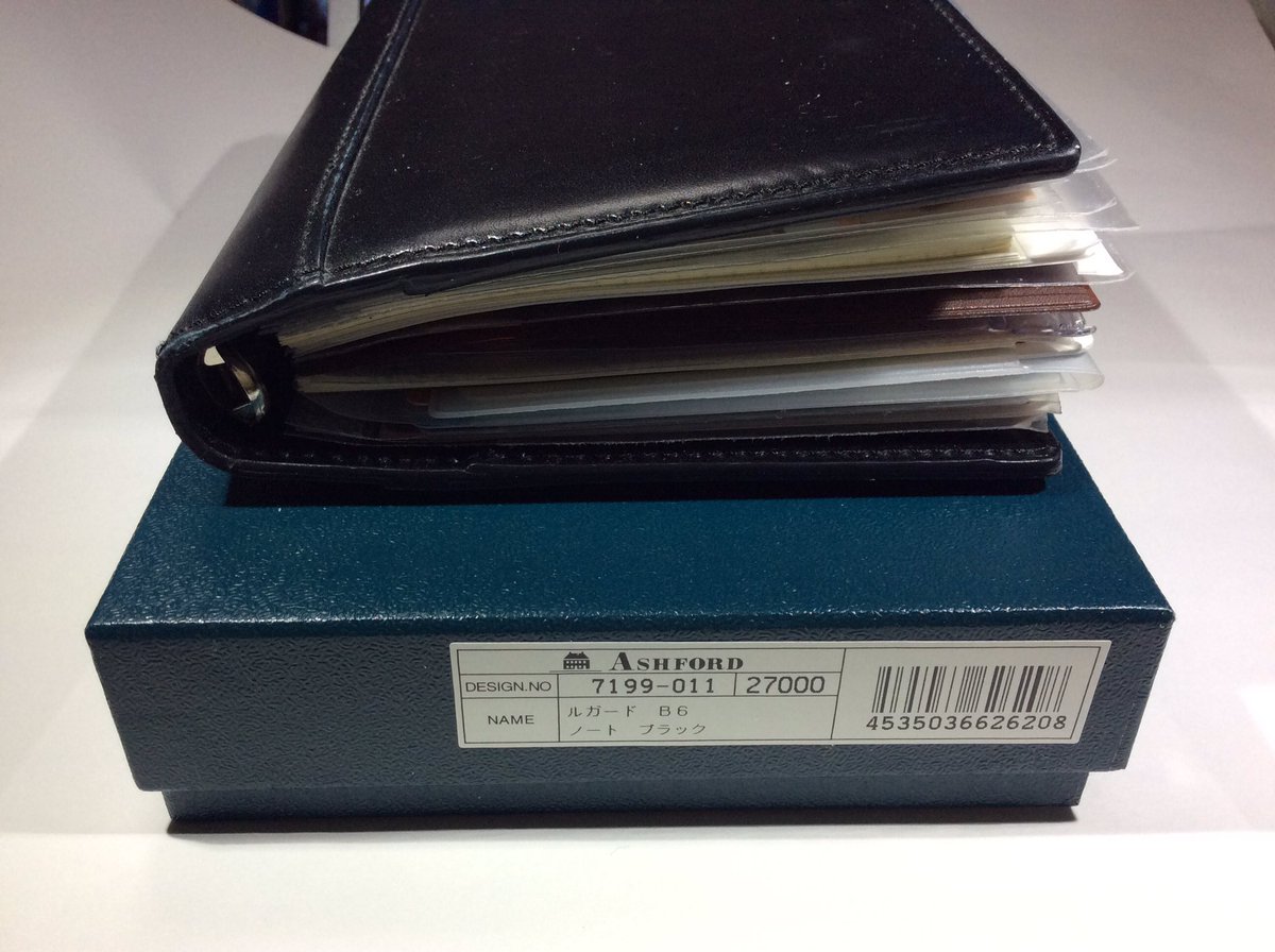 ASHFORD ルガード ダイアリーカバーA5サイズ ブラック イシュー ダイアリーカバー A5［8232］ ダイアリーカバー ASHFORD
