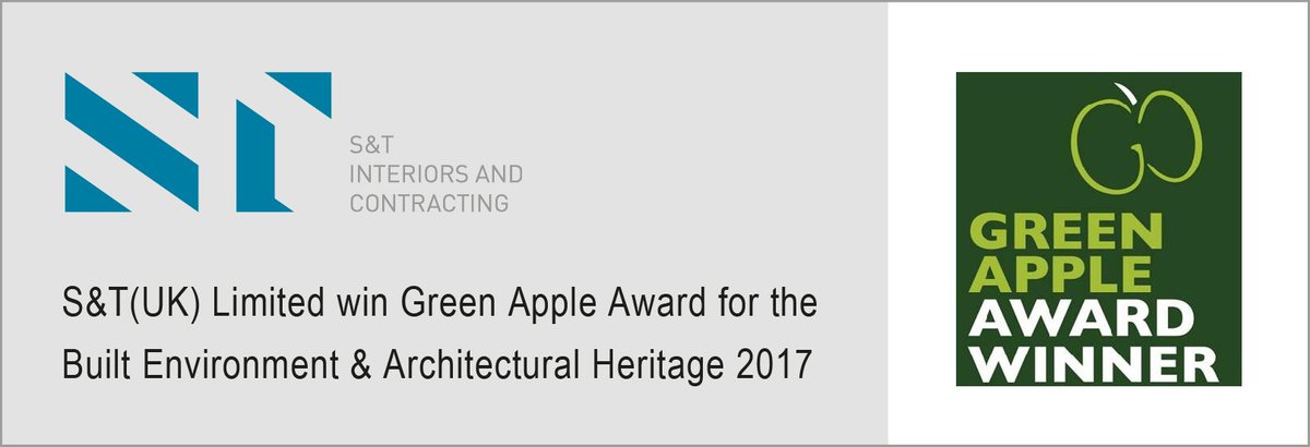 STUK_ltd's tweet photo. Proud to be Green Apple Award Winners for #hotelrussell #thegreenorganisation https://t.co/bzOXHF2MEJ