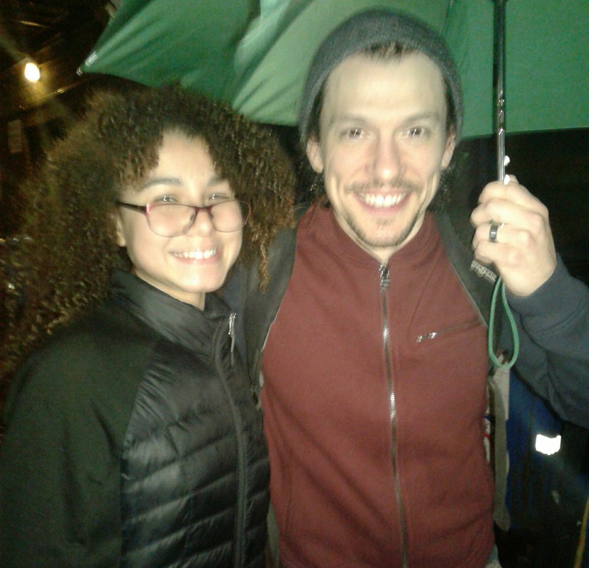 Thanks <a href="/JMaxiRamos/">Jose Maxi Ramos</a> &amp; @MiggstaC09 for an exceptional show &amp; for coming out in the rain &amp; making my aspiring star's night!  #HamiltonCHI