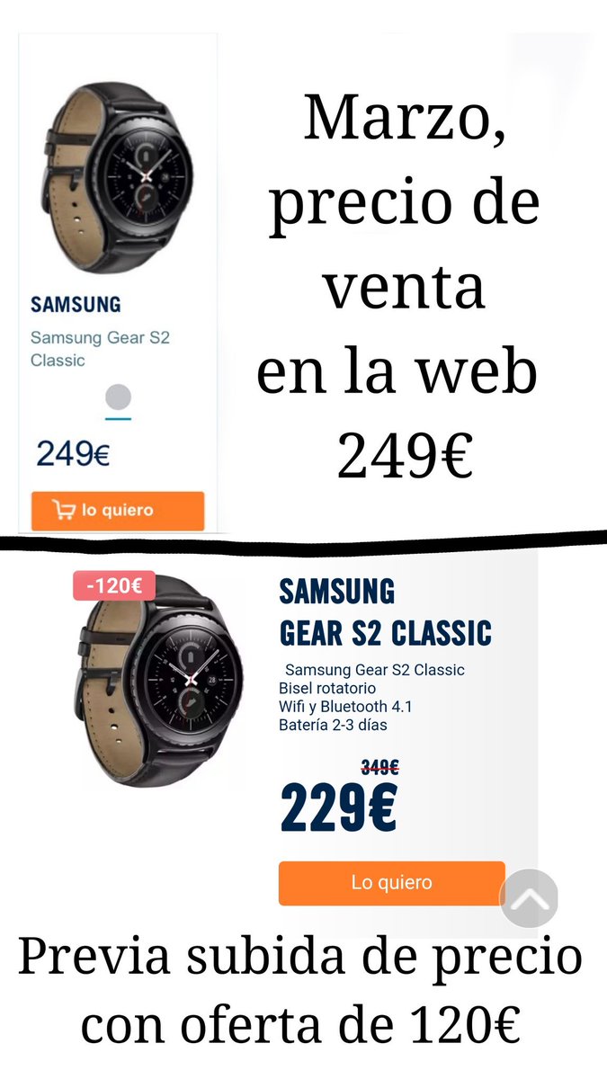 s3rch87's tweet photo. @PhoneHouse_Es @SamsungEspana Subir el precio antes de aplicar el descuento, tiene un nombre: ESTAFA. #publicidadengañosa #estafa #timohouse #timotph #tph #timophonehouse https://t.co/N8HzmGvjOB