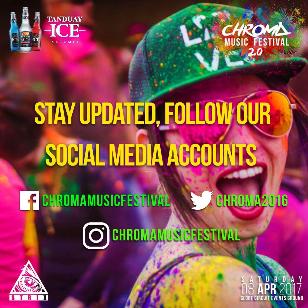 chromamusicfest's tweet photo. Follow us on our social media pages and never miss out on any single update! 🎉 https://t.co/cazTQTcRBx