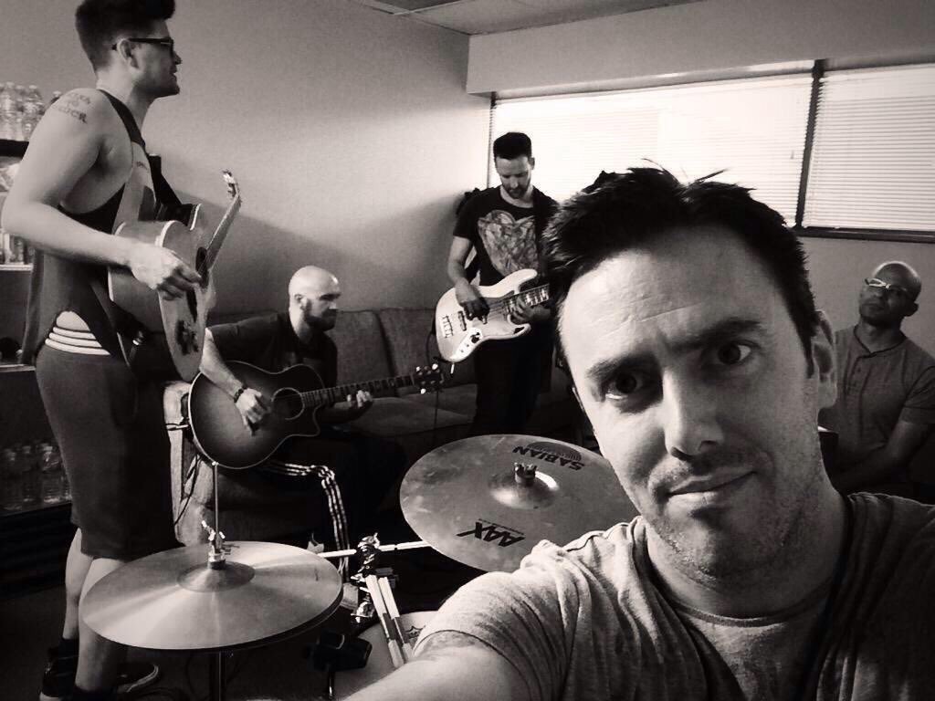 thescript's tweet image. Thowback to us jamming together on tour. Where should we come and play next? #TheScriptFamily