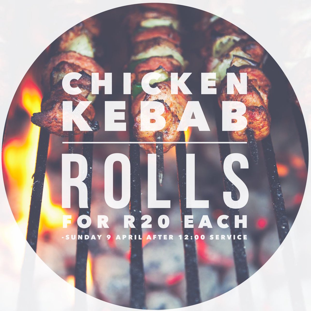 Good food on sale after the 12Pm service. Come hungry!!!
#12er