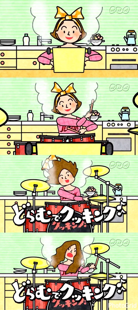 どうして思いついたｗドラムに合わせて料理をするNHKの番組が攻めすぎｗ