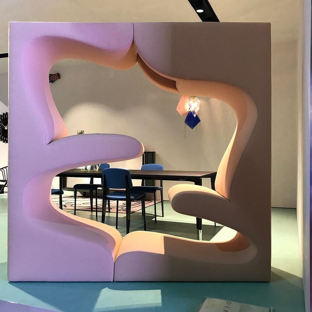 living tower by verner panton at vitra isaloni milandesignweek