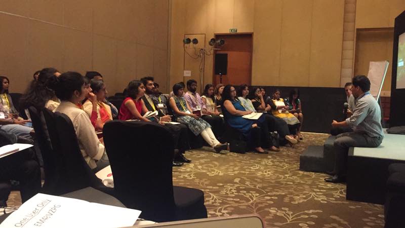 digitalgreenorg's tweet image. @digitalgreenorg&apos;s @_AdityaSethi_ @unltdindia&apos;s #Huddle2017 #TechMasterclass talks data accuracy, driving impact, phased, tested tech #ICT4D