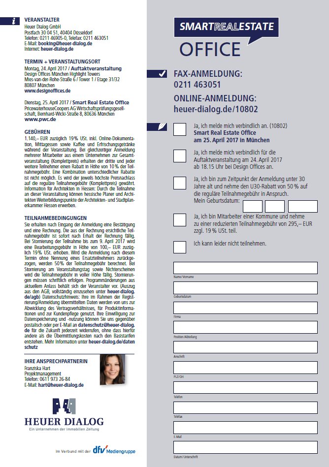 Smart #RealEstate #Office - New #Lifestyle, new #Workplaces - am 24. + 25.04. in München! bit.ly/2ocVqSO