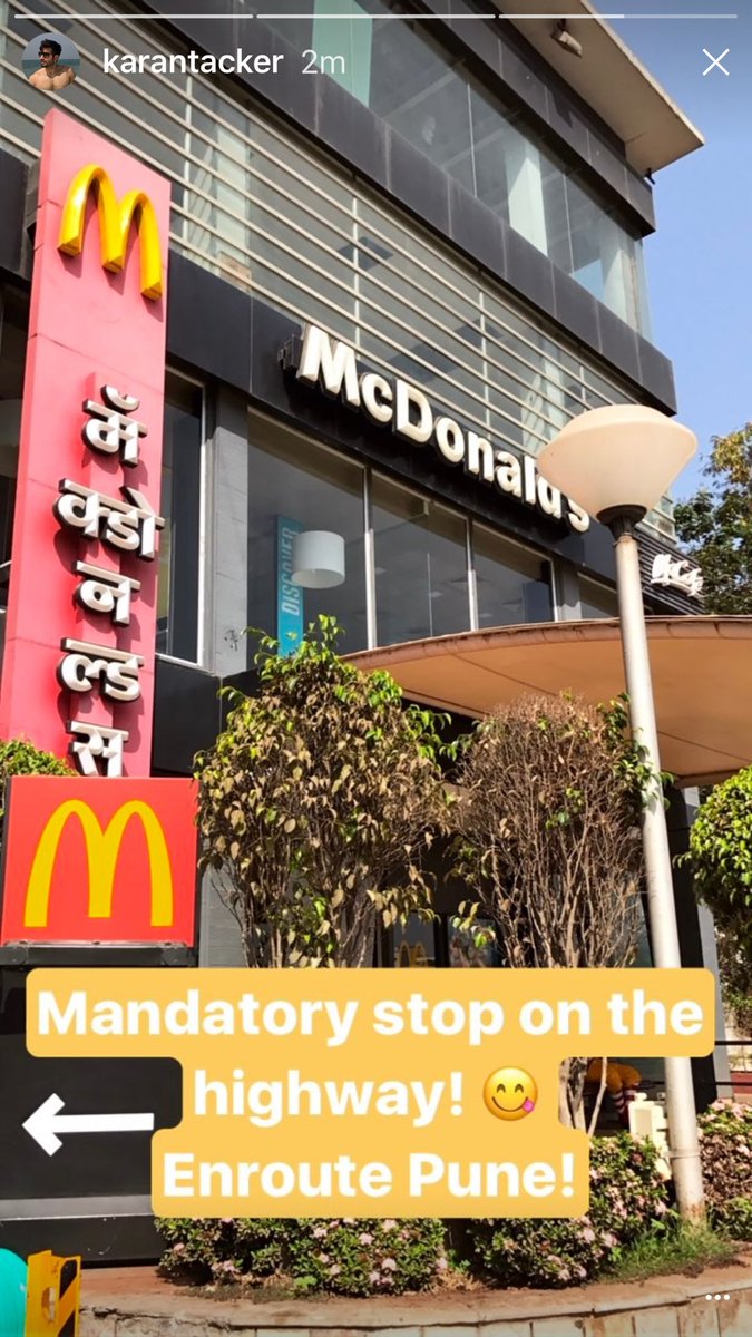 TackerBlog's tweet photo. @karantacker 
#Instastory 
#EnroutePune https://t.co/HEIrBZUyyW