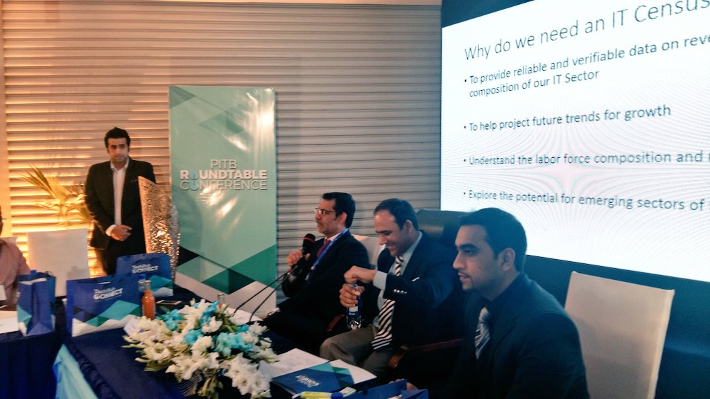 TechHubConnect's tweet photo. Mr. Faisal Khan, CEO @OvexTPakistan on the significance of conducting #ITCensus  in Pakistan. #RTC17 https://t.co/PYMPOrrCZP