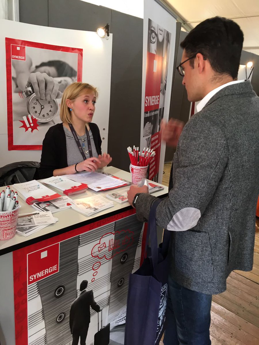 SynergieItalia's tweet photo. Passa a trovarci al Politecnico di Torino oggi TI ASPETTIAMO @PoliTOnews #OaF2017 #orientamento #lavoriamocisu https://t.co/XCR6f6G4OL