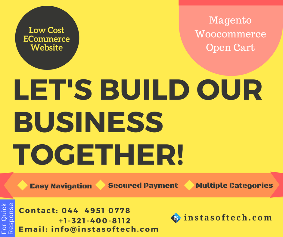InstaSoftech's tweet photo. Are you looking for online ecommerce business?
We build your business ideas and achieve the target.
Contact here: https://t.co/XG2W11SgAe https://t.co/iw4uEZDPGr