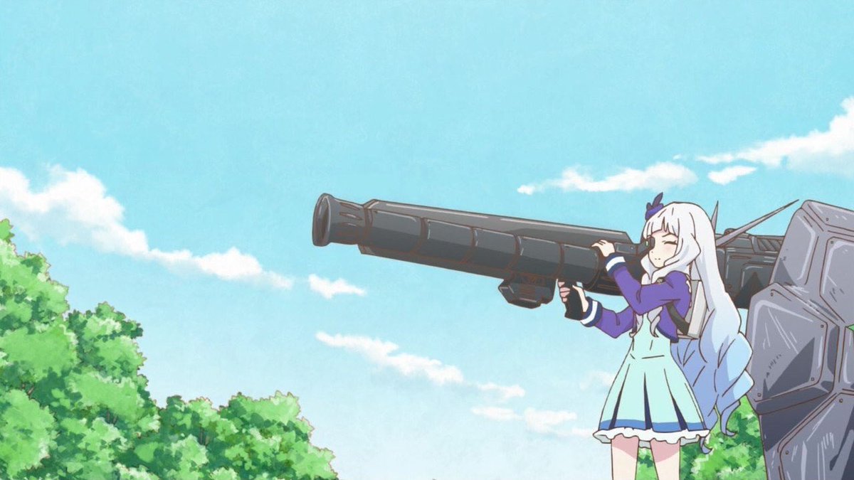 Uzivatel ゲキドルを見てくれ Na Twitteru このシーン ただアトミックバズーカ撃ってるだけじゃなくて 暑さに弱いという設定のリリエンヌのために機体冷却用のシールドまでちゃんと用意している 使ったとは言ってない ガンダムとアイカツ双方の設定を踏まえた非常に