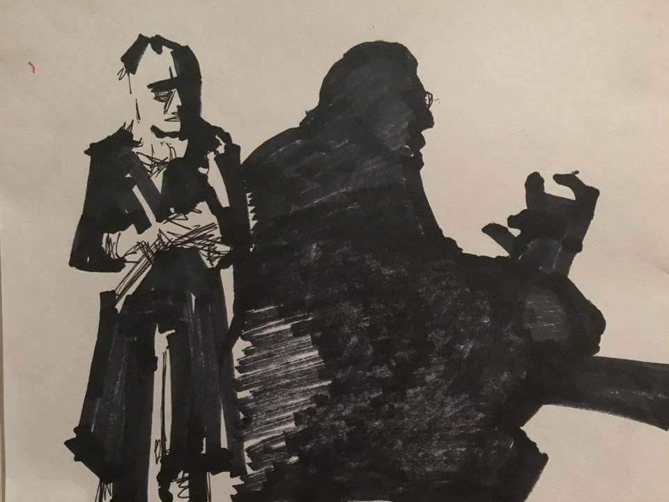 BeccaSmithArt's tweet photo. @macchour @maccloop #STRANGERTHANLIFEDRAWING every week @mashgurutweets #art #artclass #drawing #film #lifedrawing https://t.co/WT6VXbFYFX