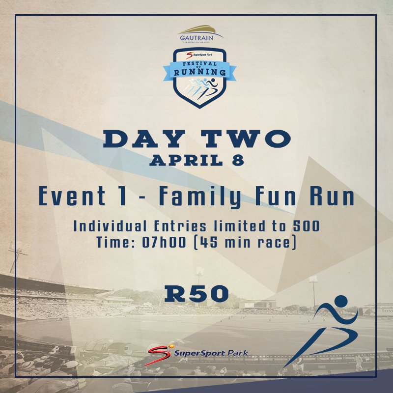 Titans_Cricket's tweet photo. On your agenda this weekend... the Gautrain Festival of Running
Register today at Sportsmans Warehouse Centurion or on the day #GautrainRun https://t.co/aH4AfPiNfa