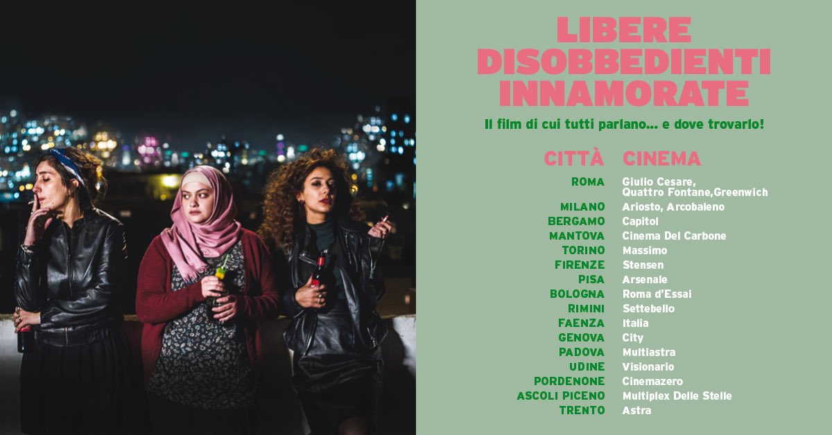 TuckerFilmOff's tweet photo. Al diavolo le regole! Vogliamo essere felici!#LibereDisobbedientiInnamorate #InBetween da oggi al #cinema @romacinemafest @PieraDetassis https://t.co/RvCWZOp5uM