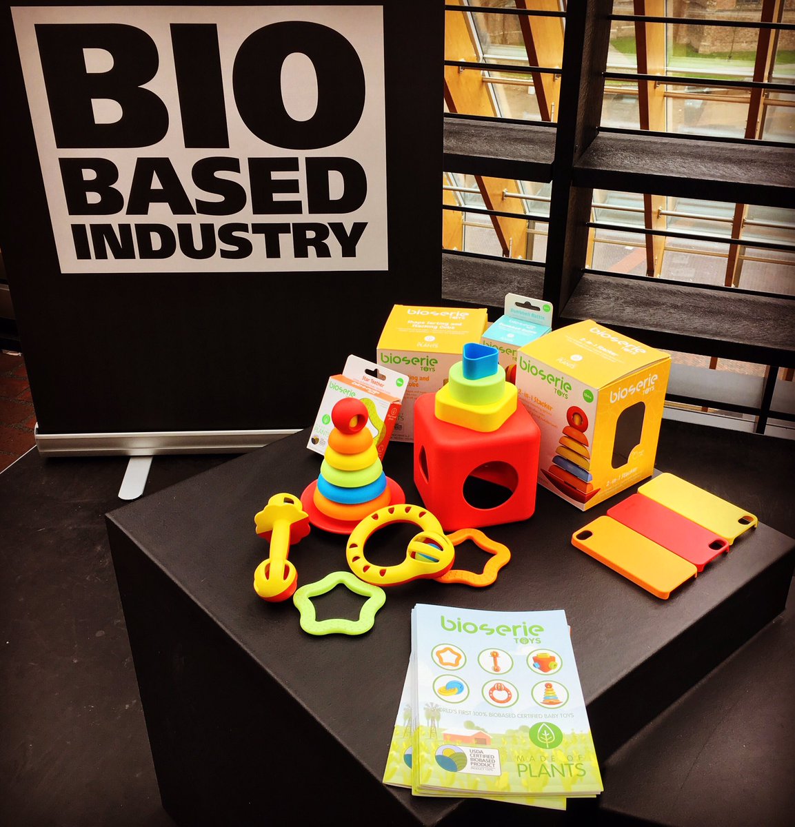 bioserie's tweet photo. Ready to present #bioserietoys' #biobased products story at Biobased Industry 2017 thanks @MProducties for inviting us to join! #gobiobased https://t.co/I7vUTQAO05