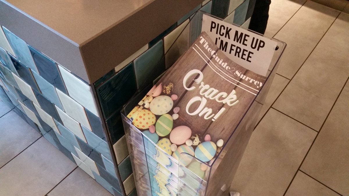 TG2Surrey's tweet photo. Hurrah for @HH_GuildfordT ! They're now fully stocked with April's #theguide2surrey magazine! https://t.co/Okauqx7w1k