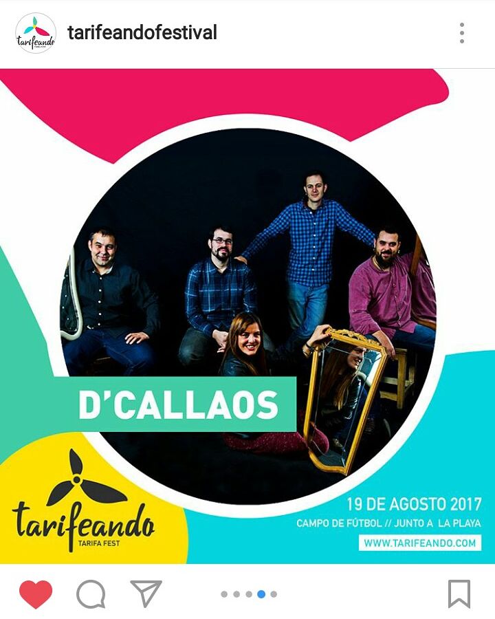 dcallaos's tweet photo. Familia!! Nos vemos el 19 de Agosto en @Tarifeando_fest  !!! Más información en https://t.co/rYqLAbEZ1M https://t.co/LMpfxMsEw2