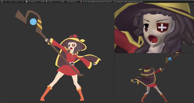 ローポリのtwitterイラスト検索結果 古い順