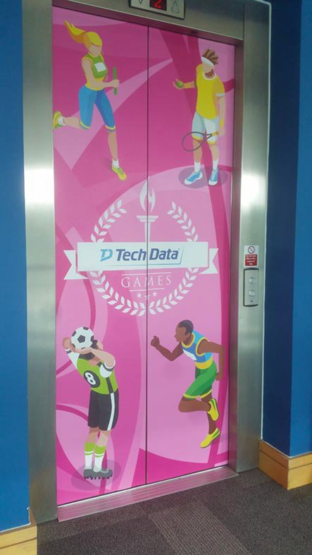 2020signs's tweet photo. It's not just walls that need #Printed '#Wallpaper! #InternalBranding #OfficeBranding #LiftTransformation #Signs #Design #Print https://t.co/mg2YsaFQDL