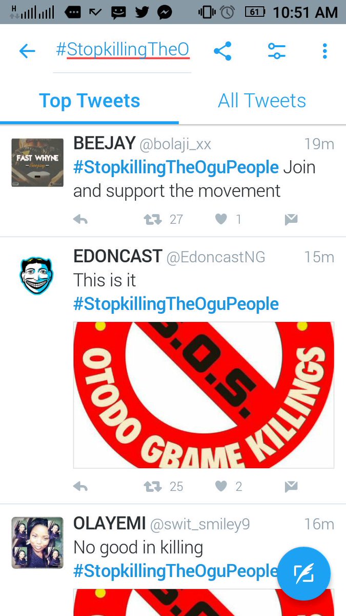 #StopkillingTheOguPeople