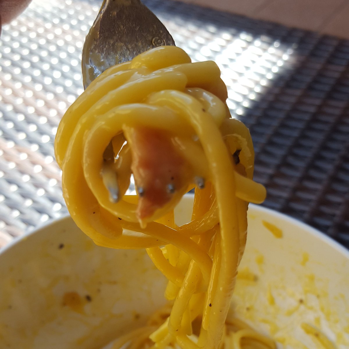 #CarbonaraDay La mia è con i bucatini.... 😉