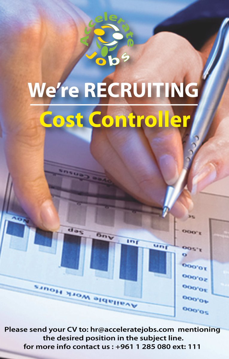 accelerate_jobs's tweet image. #acceleratejobs if you are interested kindly send us your  CV hr@acceleratejobs.com or call us 01285080 ext: 111 #cost_control