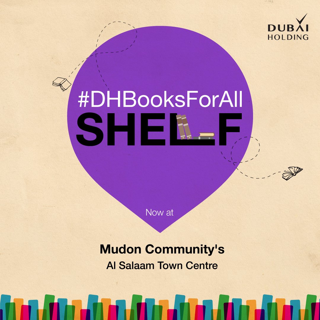 dubaiholding's tweet photo. Share the love for reading &amp; spark a conversation as you share a book of yours: @DPUAE Mudon Community Al Salaam Centre #DHBooksForAll shelf https://t.co/tLa4INfgJ2