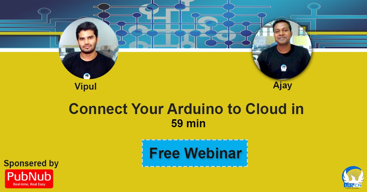 ui5cn's tweet photo. Live Now: Webinar on how to "Connect Your Arduino to Cloud: Part-I"
Join us Here:
https://t.co/ZDJiioXn7X
#UI5CN #Arduino #Cloud https://t.co/S2mg21X8ps