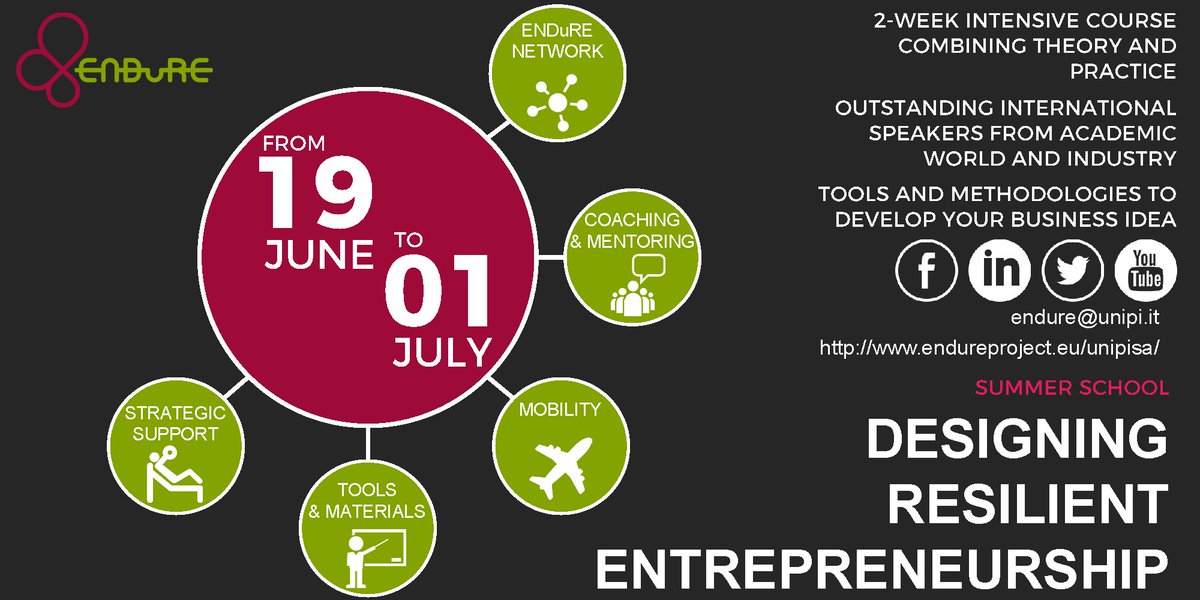 EndureProject's tweet image. Want to know more information about the #SummerSchool on #Entrepreneurship? f6s.com/enduresummersc… #Education