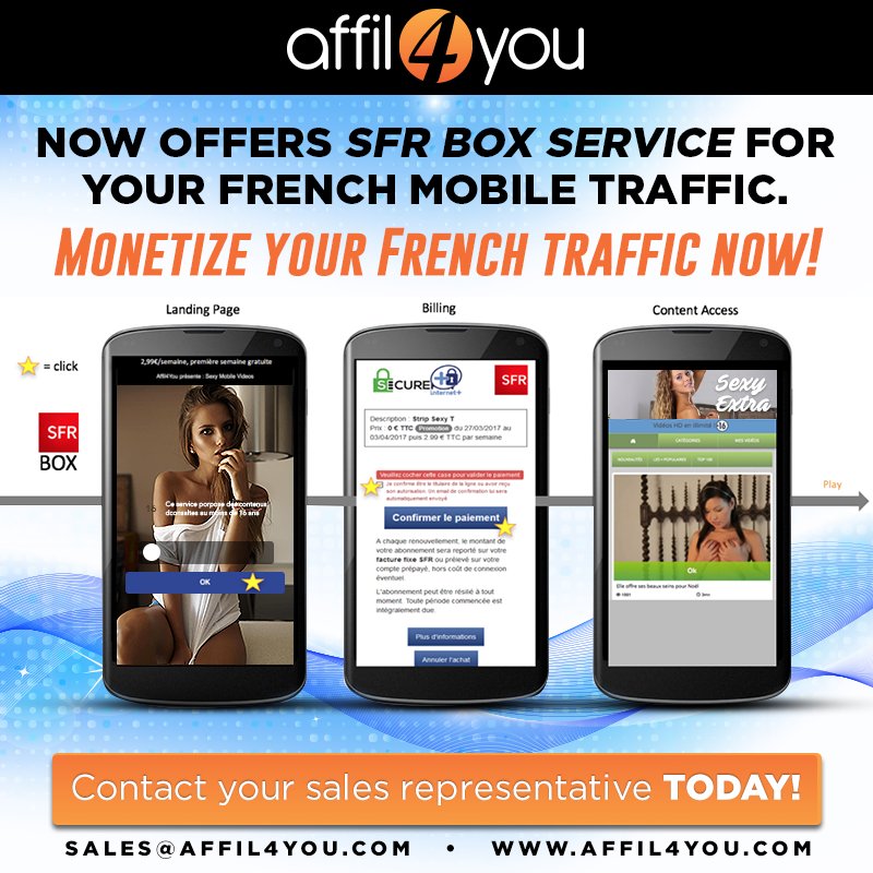 Get with the flow &amp; give SFR Box a go! Monetize your French mobile traffic today!
bit.ly/2nXZLqH
#mobiletraffic #French #SFRbox