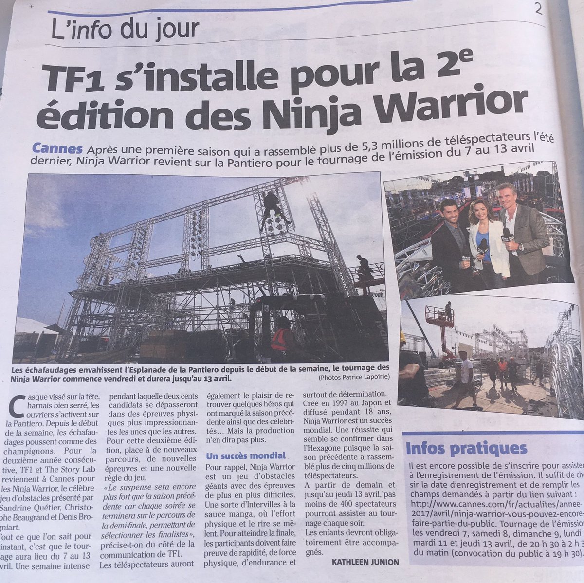 Ninja Warrior 2017 - Épisode 1 - Vendredi 23 Juin 2017 - 21h00 - TF1  - Page 4 C8ubMZhW0AI3AeT