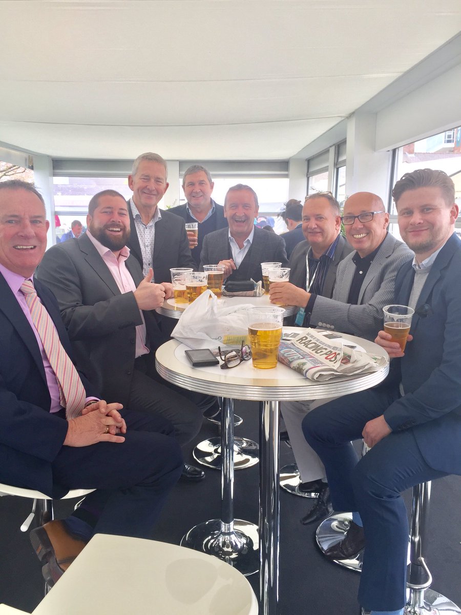 Third year on the run this lovely group of gents are spending their day at our bar <a href="/AintreeRaces/">Aintree Racecourse</a> ...they love a Singha, premium lager! 🍻