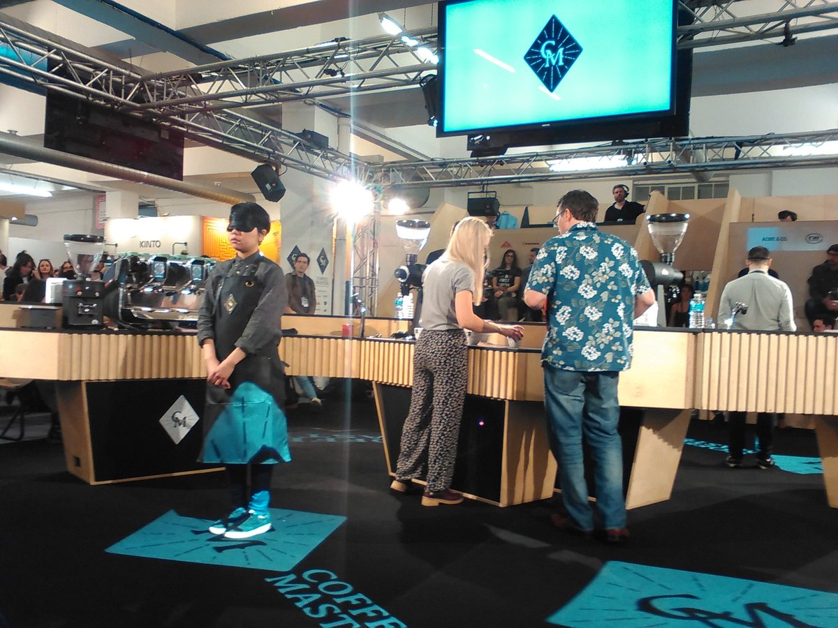Cupping challenge at the #coffeemasters #lcf17