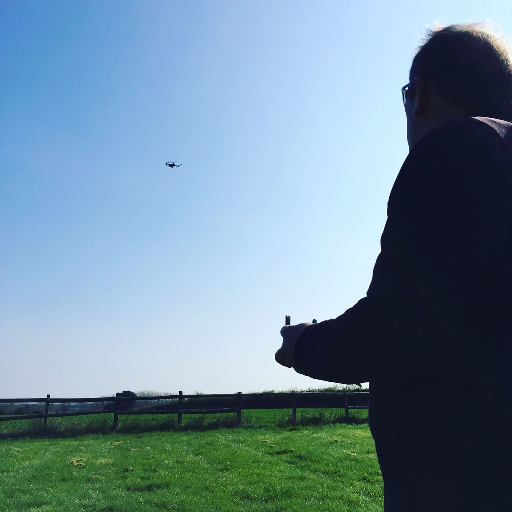 HallmarkCrew's tweet photo. Nice Morning to have the #mavicpro out #dji #djimavic #fastfold #helipad #drone https://t.co/vLPRBiMq9R https://t.co/1gSNPipz5P