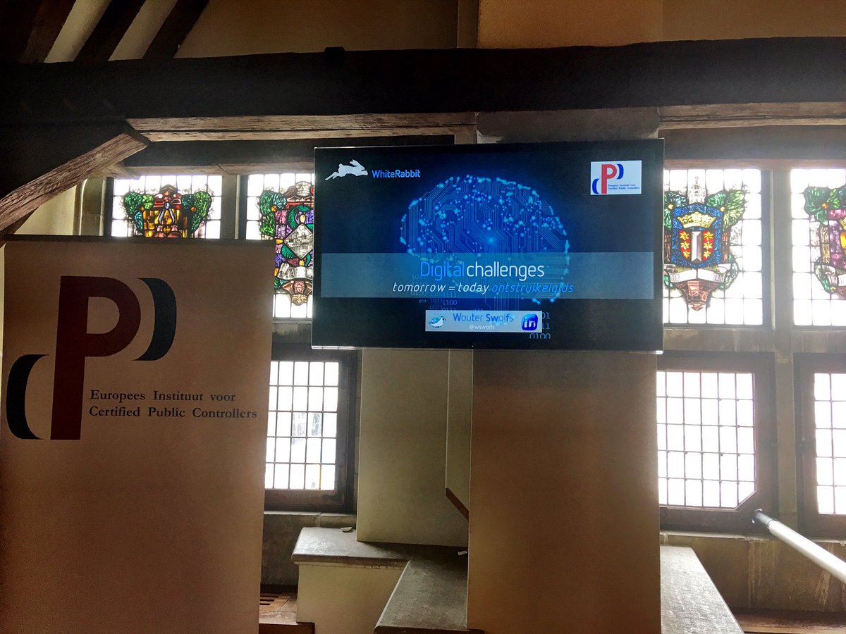 RabbitStrategy's tweet image. Just delivered a keynote on digital agility in the public domain for @eicpc annual congres of controllers in magnificent Gouda old town-hall