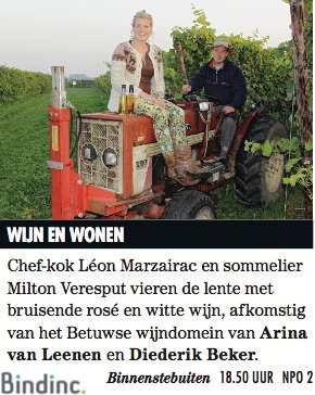 BetuwseWijnen's tweet photo. Vrijdag 7 april (morgen) om 18.50 bij BinnensteBuiten op @NPO2 met @miltonverseput @leonmarzairac @arinavanleenen https://t.co/GH9v1svKoY https://t.co/ZXuFvYRrkb