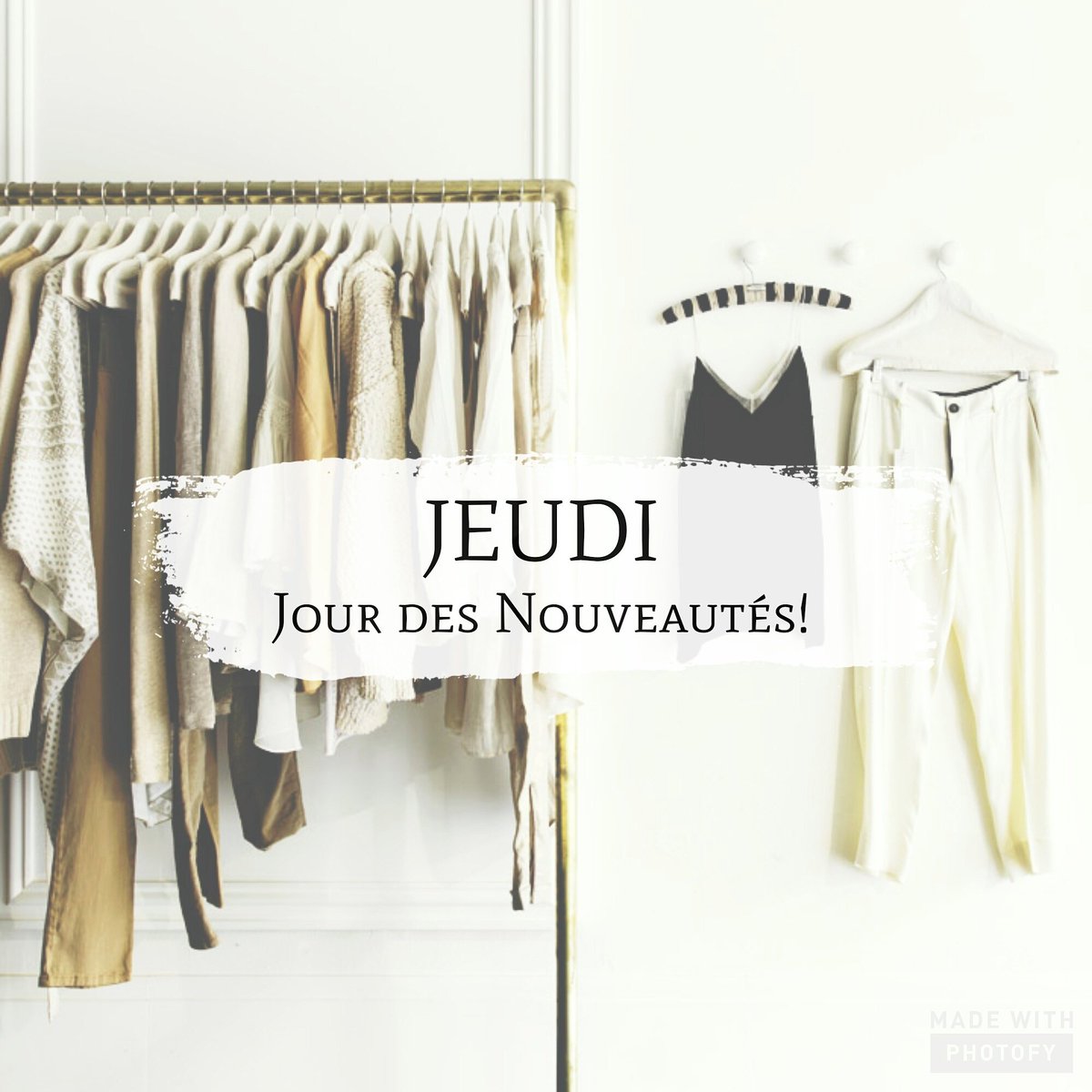 Raymond_IV_'s tweet photo. Jeudi, jour des nouveaux items! RDV dès 12h à la boutique 😍 https://t.co/cfAcB0JpvJ