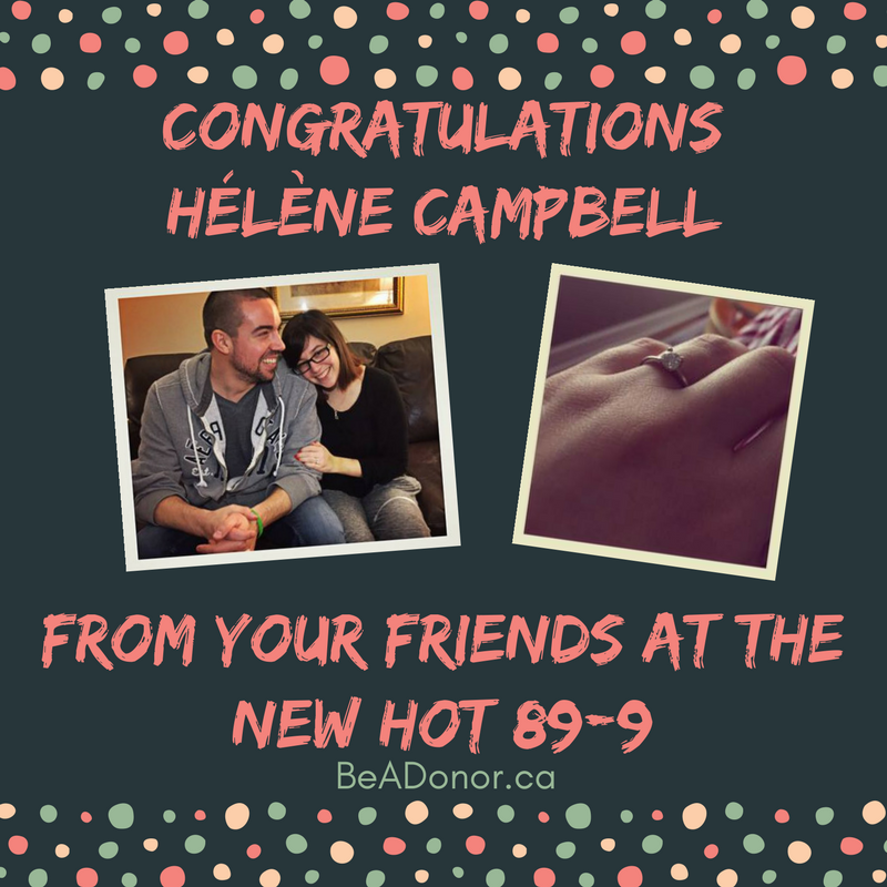 newhot899's tweet photo. 5 years ago today, after receiving a double lung transplant, Ottawa’s own @alungstory is ENGAGED! Congratulations Hélène!! https://t.co/H8ayMWJYBe