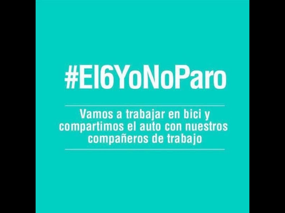 RosanaConS's tweet photo. Cada uno con sus obligaciones
#YoNoParo #6A https://t.co/ynxVQrIClc