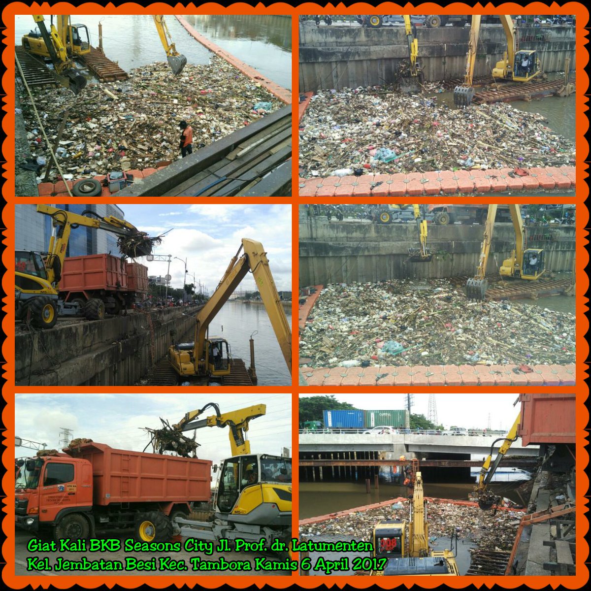 upkBaTambora's tweet photo. Monitoring pengangkutan sampah kali BKB seasons City
#DinasLingkunganHidup
#BebasSampah2020
#PasukanOrangeLH
#Pesan2017 https://t.co/xY7QfCfA9Z