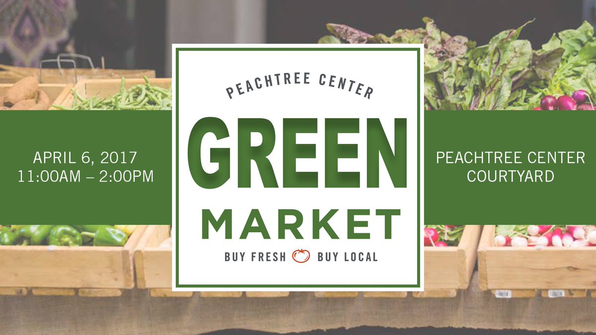 Sun Dial Restaurant (@sundialatl) on Twitter photo The <a href="/PeachtreeCtr/">Peachtree Center</a> Green Market returns today! Stop by from 11AM-2PM for local produce and more: ow.ly/KwPz30az7sN. #BeDowntown The <a href="/PeachtreeCtr/">Peachtree Center</a> Green Market returns today! Stop by from 11AM-2PM for local produce and more: ow.ly/KwPz30az7sN. #BeDowntown