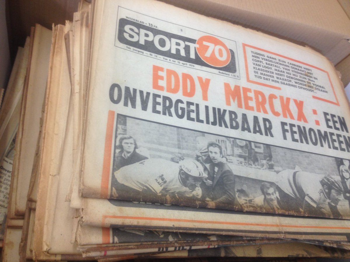 liberasvzw's tweet image. Dank aan @WieMuRoeselare en #CRVV om in deze wielerweek mooie aanvulling Sport70 te bezorgen collectie uitgeverij Hoste #collectiemobiliteit