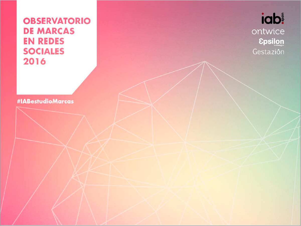 IAB_Spain's tweet photo. ¡Ya está disponible el Observatorio de Marcas en Redes Sociales para que lo podáis descargar! #IABEstudioMarcas https://t.co/GTmdvInQn5 https://t.co/vTE1Ot4KlZ