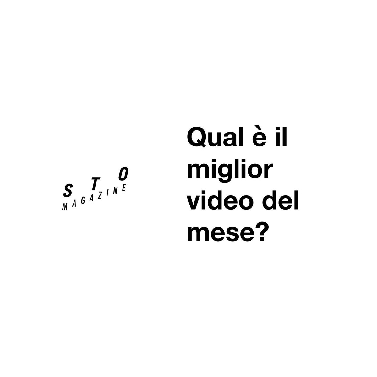 StoMagazine's tweet photo. Quale video uscito a Marzo vi è piaciuto di più? Menzionate l'artista nei commenti. https://t.co/MnCzZEVMrk