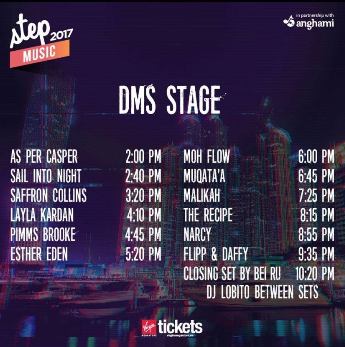 anghami's tweet image. The music lineup looks amazing &amp;amp; you've got less than 24 hours till #STEPMusic! Get your tickets 🔥 bit.ly/2oHiCcw
@stepconference