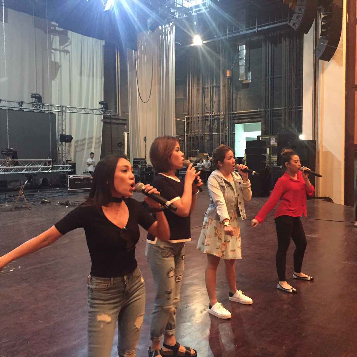 KapamilyaTFC's tweet photo. Eto na, nagre-rehearsal na ang #ASAPBiritQueensInAbuDhabi! We can't wait for tomorrow!! https://t.co/8AUvfIsvEo
