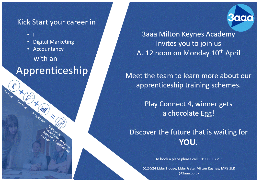 mercede50787017's tweet photo. Come and meet the team @3aaaUKMiltonK on April 10th at 12.00 and find out more about our #apprenticeships #Careers https://t.co/DwYJruAGMb
